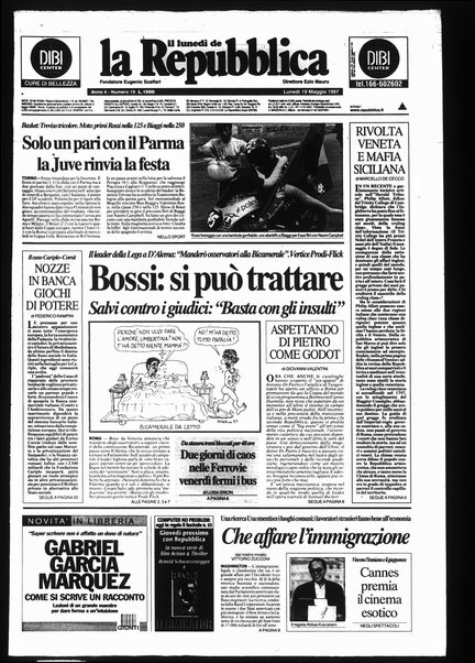 Il lunedì de La repubblica